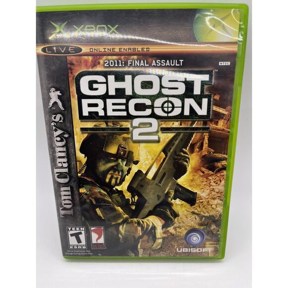Ghost Recon 2 (Original Xbox) Black Label Cib Complete & Tested - Picture 3 of 9